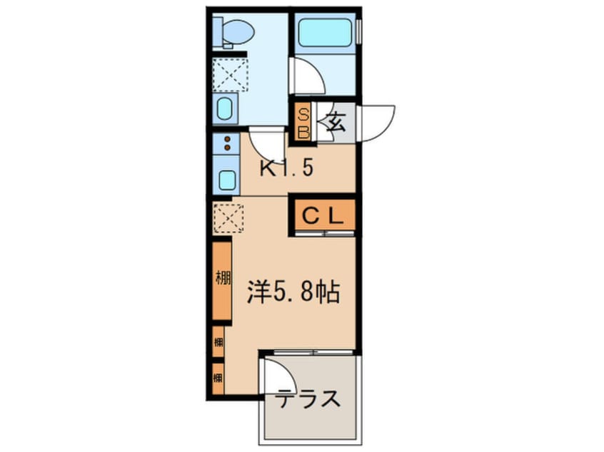 間取図 グリーンテラス経堂