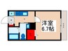 タムコンフォート 1Kの間取り