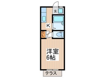 間取図 パークサイドアゼリア