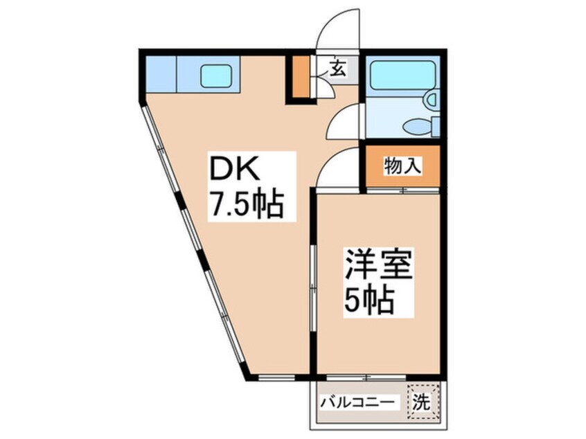 間取図 ホワイトレヂオンス久米川