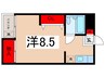 ホワイトレヂオンス久米川 1Rの間取り