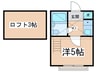 ガウディⅩ 1Rの間取り