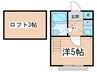 ガウディⅩ 1Rの間取り
