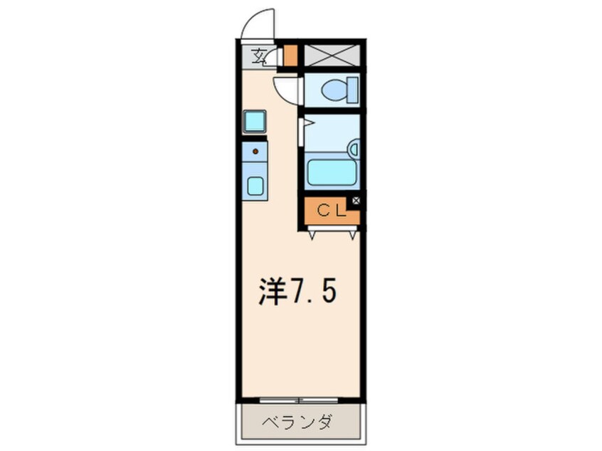 間取図 リベール玉川