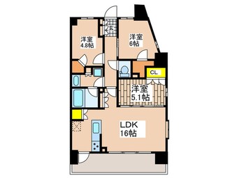 間取図 グランカーサ藤沢