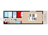 グレイスハイム　Ｃ 1Kの間取り