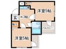 アステールⅡ 2Kの間取り