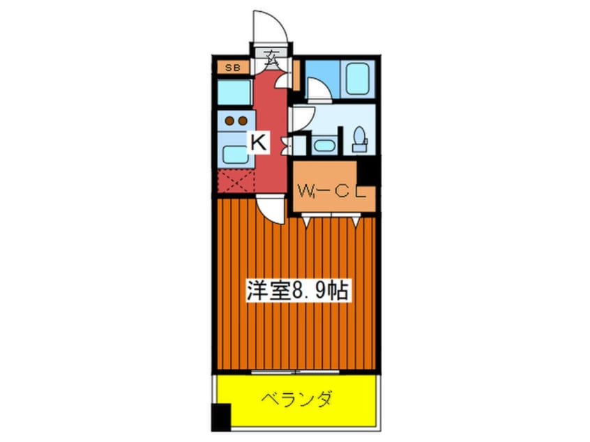 間取図 パ－クアクシス西ヶ原
