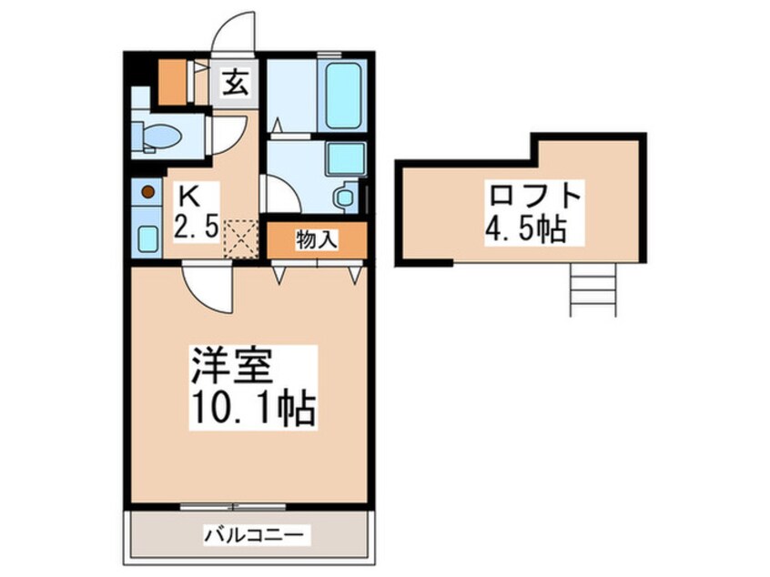 間取図 ラ　メゾンＫ