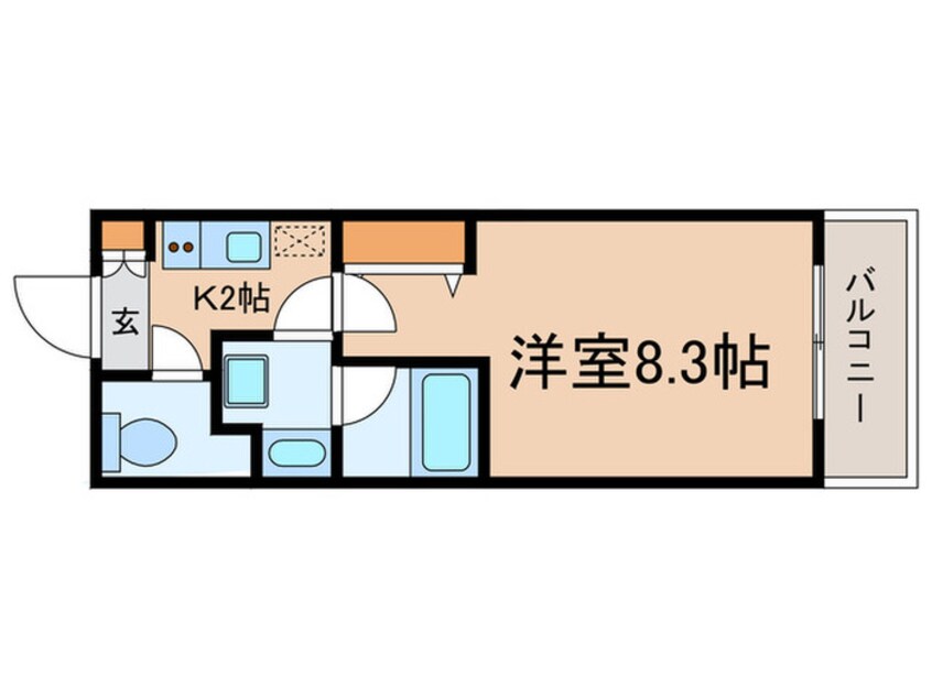 間取図 ベルシード椎名町