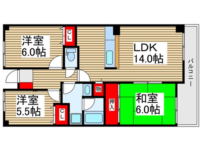 間取り図 ホワイトハウスうれし野