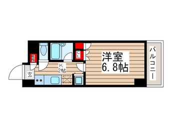 間取図 ｸﾞﾗﾝｽｲ-ﾄ銀座ﾚｽﾃｨﾓﾅ-ｸ(703)