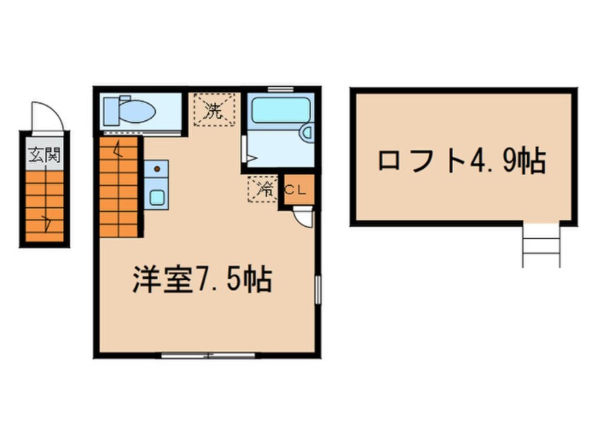 間取図 バーミープレイス西国分寺Ⅳ