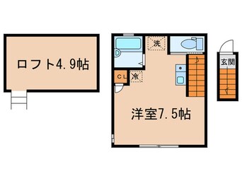 間取図 バーミープレイス西国分寺Ⅳ