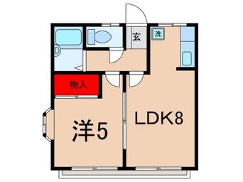 間取図 アオイコーポA