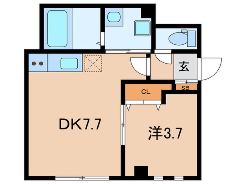 間取図 ラ・ルーナ南麻布