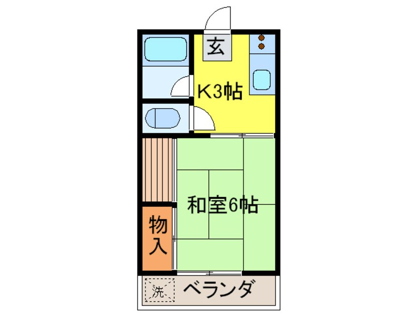 間取図 ニュータナベ第１