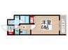 KDXレジデンス大島 1Kの間取り