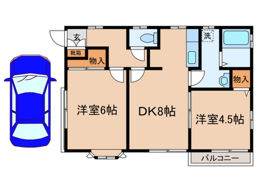 間取図 ファミール浜田山