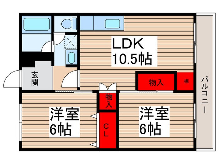 間取り図 源七第二ｺｰﾎﾟﾗｽ