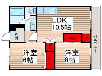 間取図 源七第二ｺｰﾎﾟﾗｽ