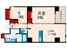 ミレドゥーエ日暮里 1LDK+Sの間取り