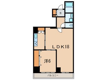 間取図 クレール武蔵小山（401）