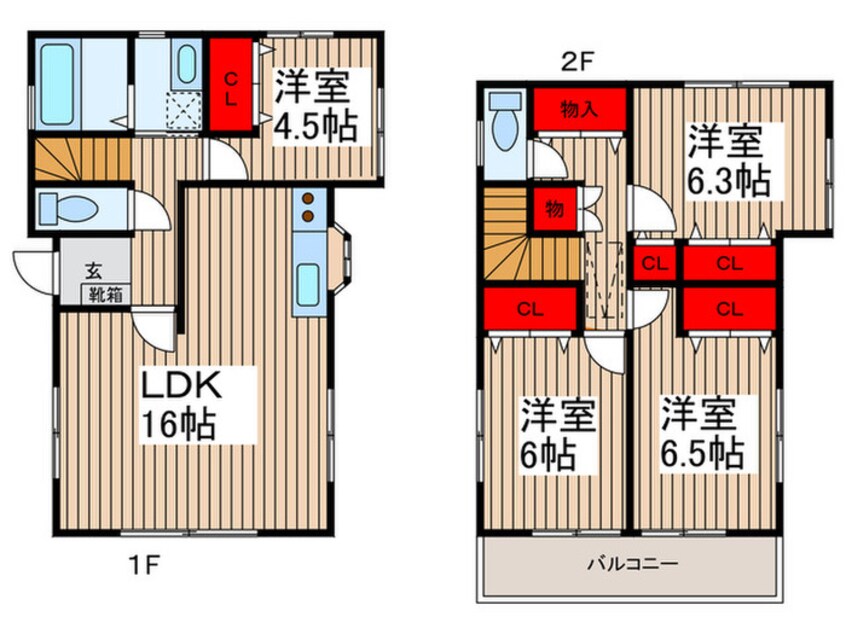 間取図 池田様貸家