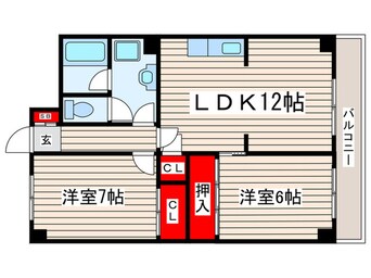 間取図 第３仲町マンション