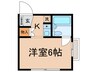 ドーム西早稲田 1Kの間取り