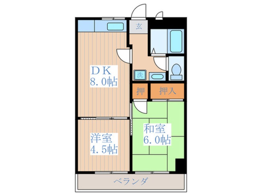 間取図 ユーレジデンス武蔵小金井