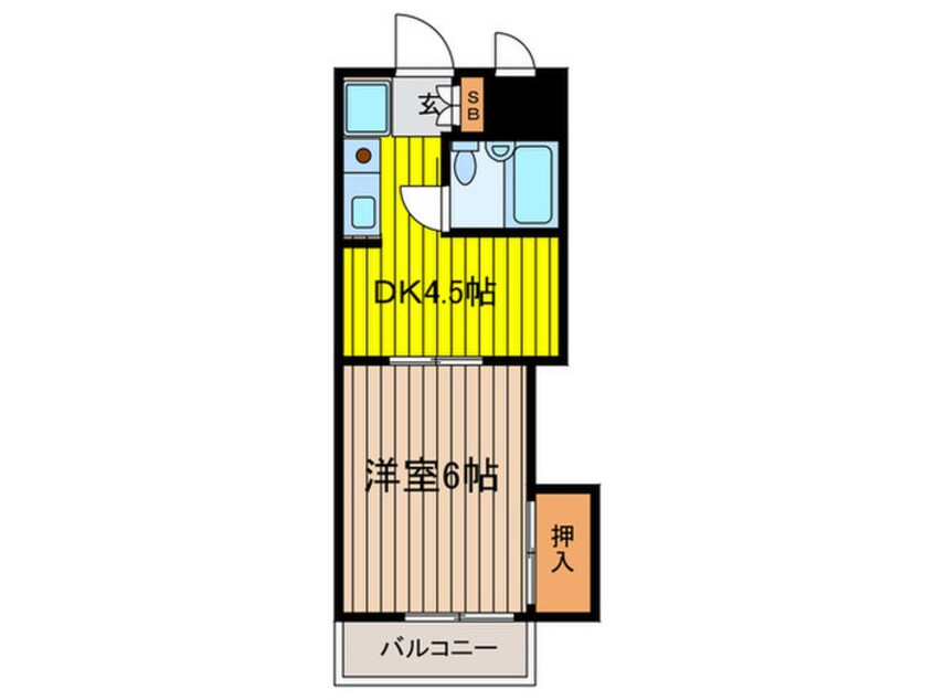 間取図 エヌエフ桜上水(2F)