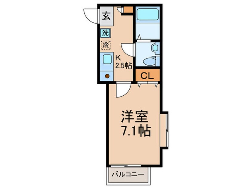 間取図 シルバ－ツイン