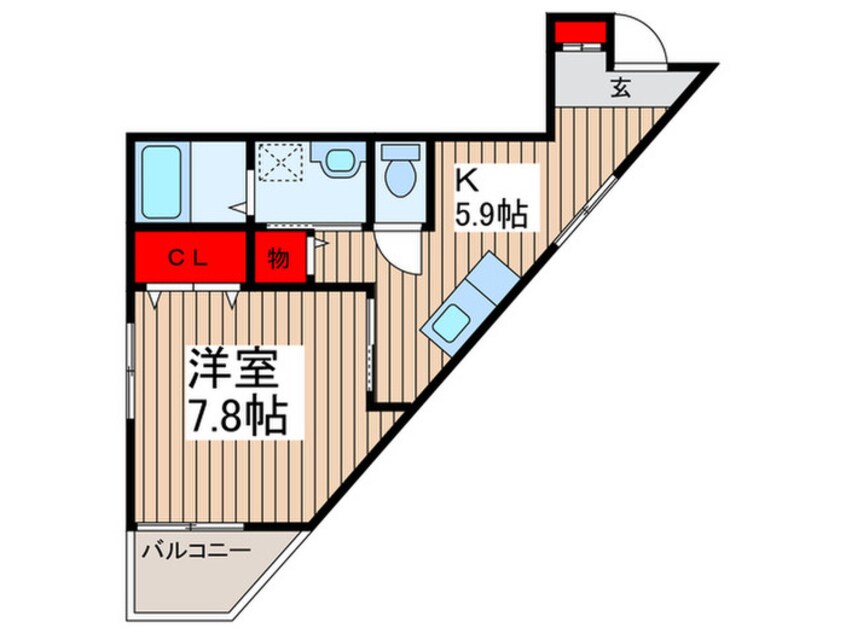 間取図 コ－ポめだか