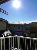 室内からの展望 コ－ポめだか