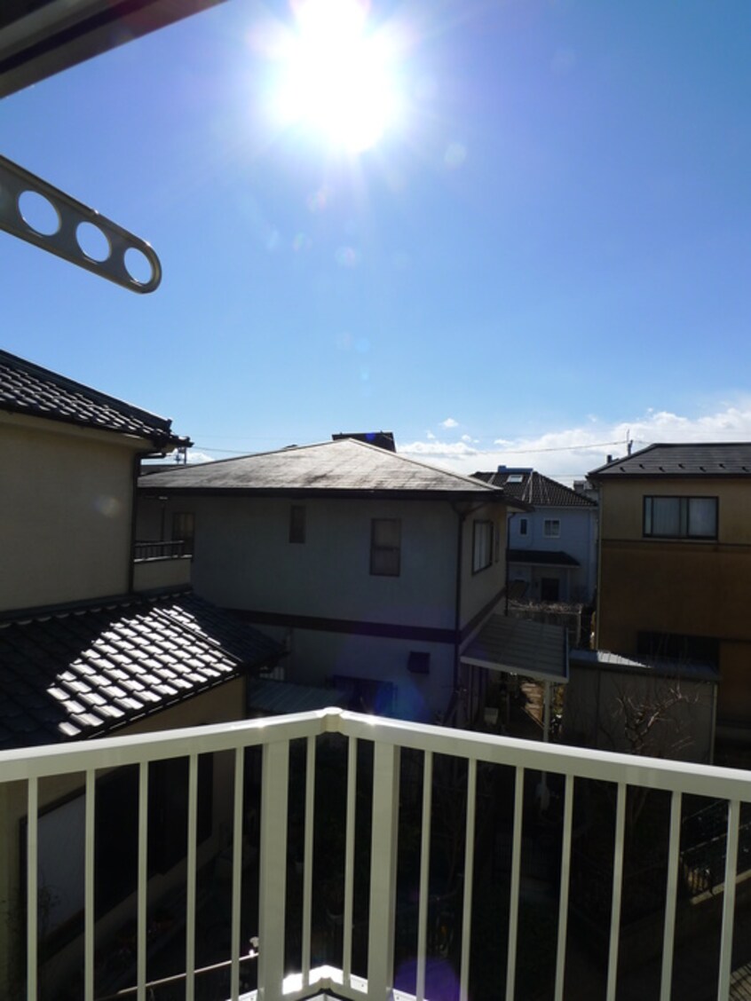 室内からの展望 コ－ポめだか