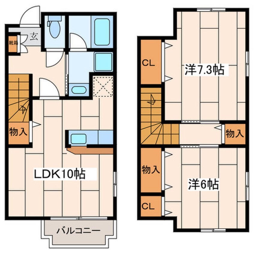 間取図 フランブリーズⅡ