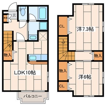 間取図 フランブリーズⅡ