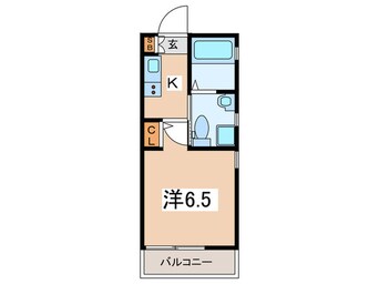 間取図 リブ白楽B