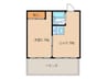 ＣＡＳＡ　ＦＵＪＩＩ 1DKの間取り