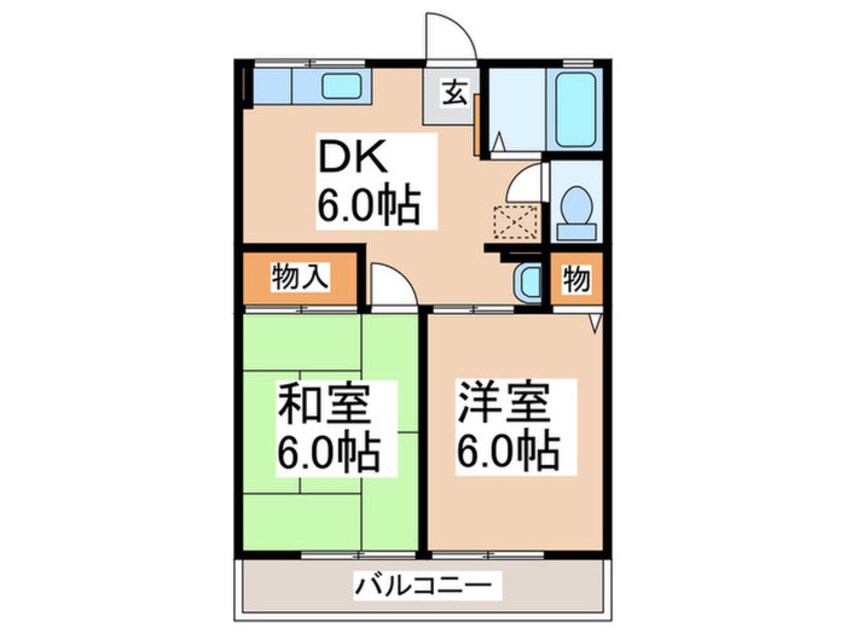 間取図 シティハイムヤスダ