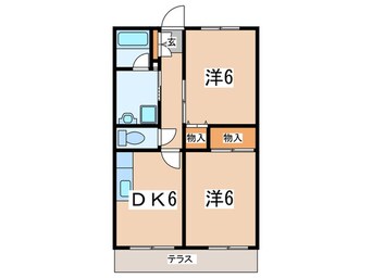 間取図 サンホワイトB214