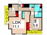 アーバンパーク綾瀬 1LDK+Sの間取り