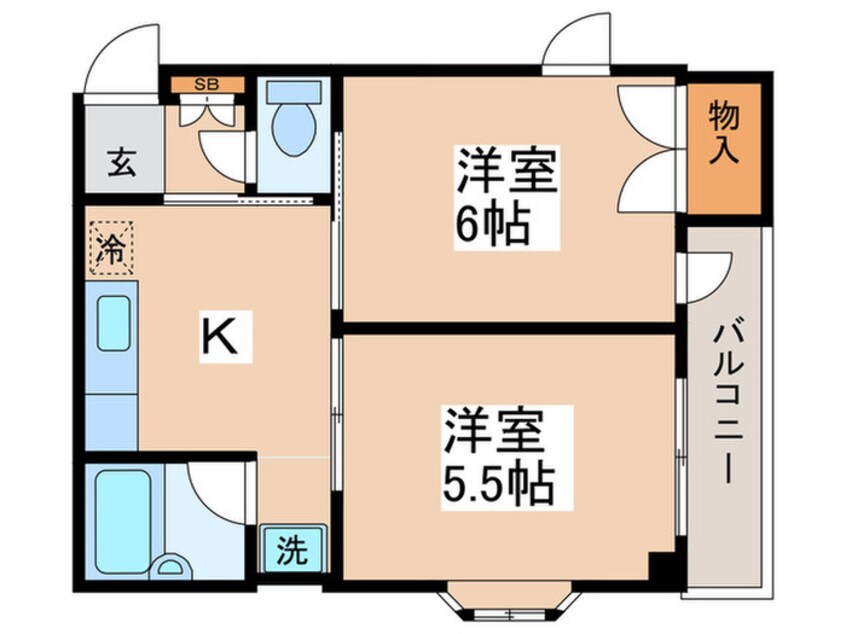 間取図 パステル千川