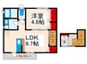 ＥＯＳＭＹ 1LDKの間取り