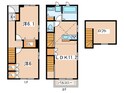 仮)ｱﾒﾆﾃｨｰ厚木市温水ｱﾊﾟｰﾄの間取図