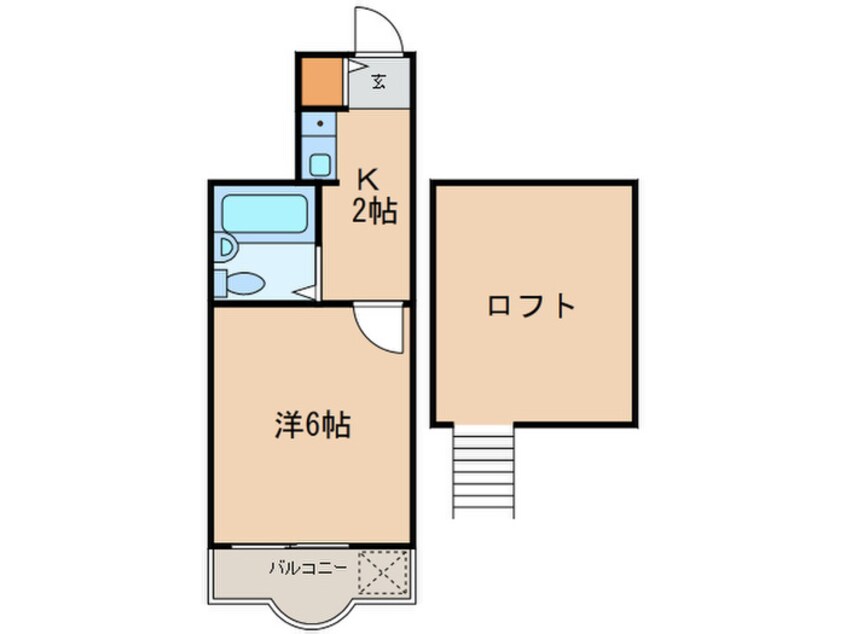 間取図 コーポマリーナ尾山台