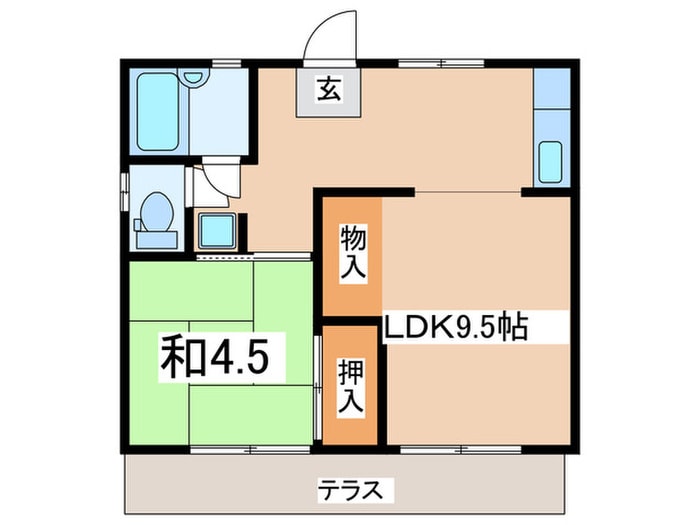 間取り図 野川ハイツ