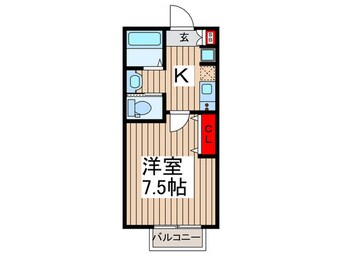 間取図 カルベローナ