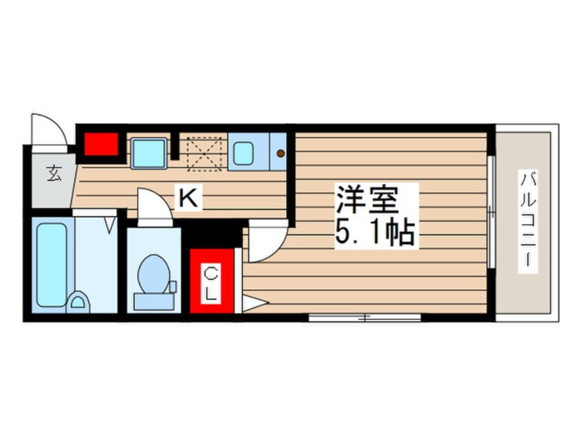 間取図 MELDIA東向島